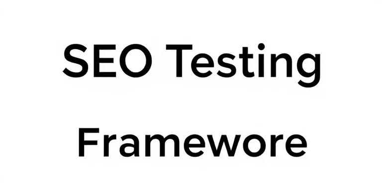 Seo Testing Framework Seo Testing Framework